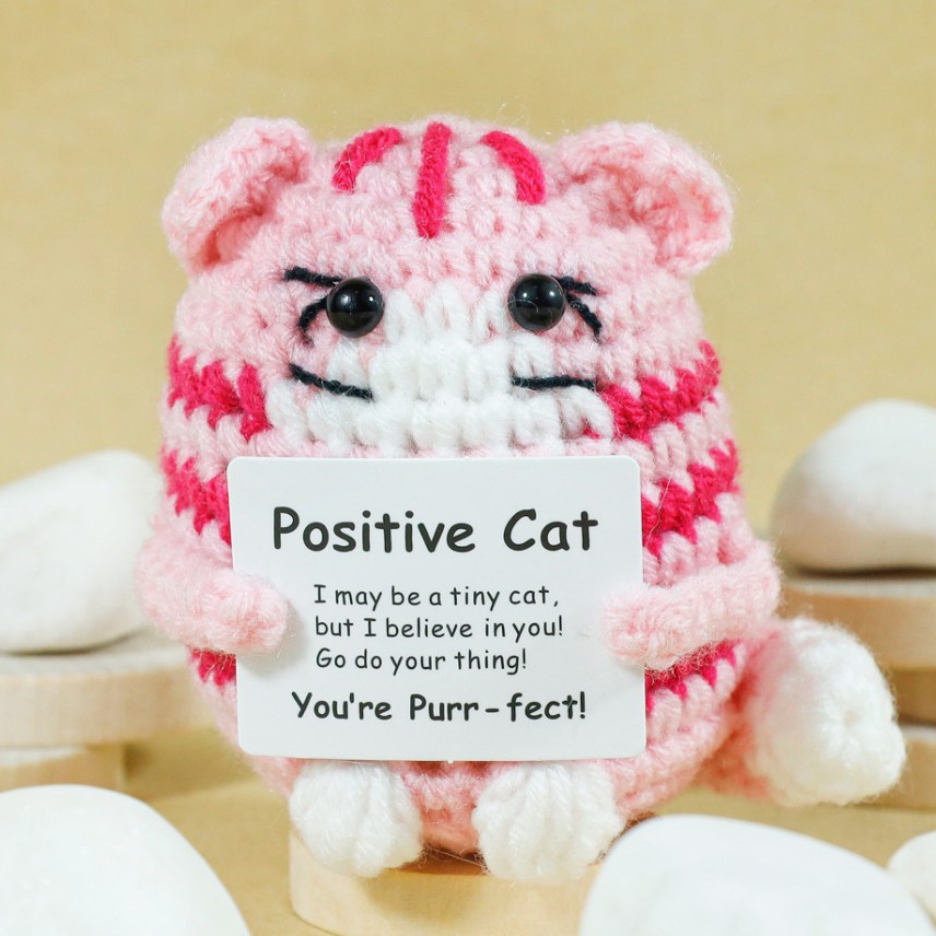 Home And Textiles Today - Poupée de chat Positive au Crochet