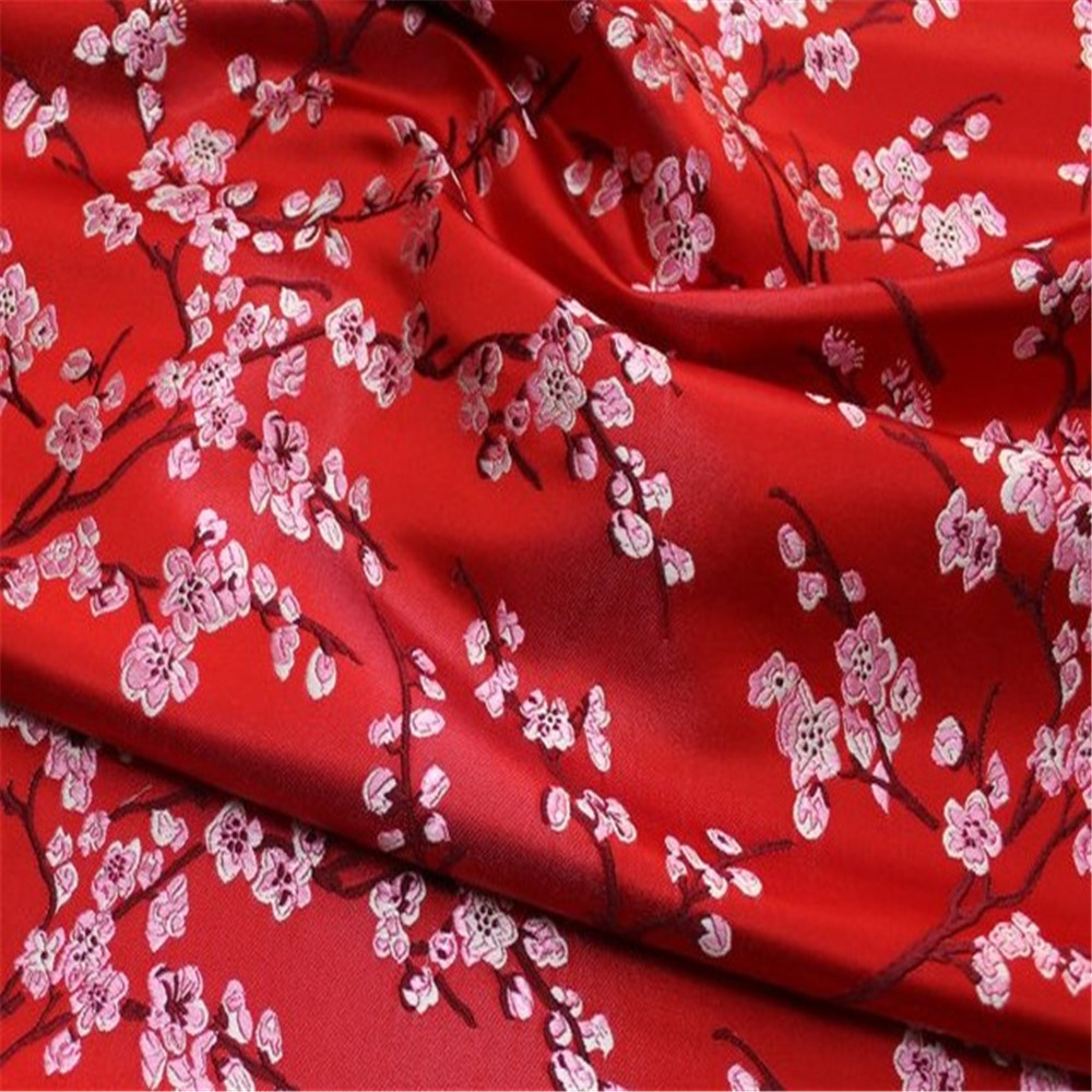 Quality Home Textiles - Tissu brocart 3D Vintage en fleur