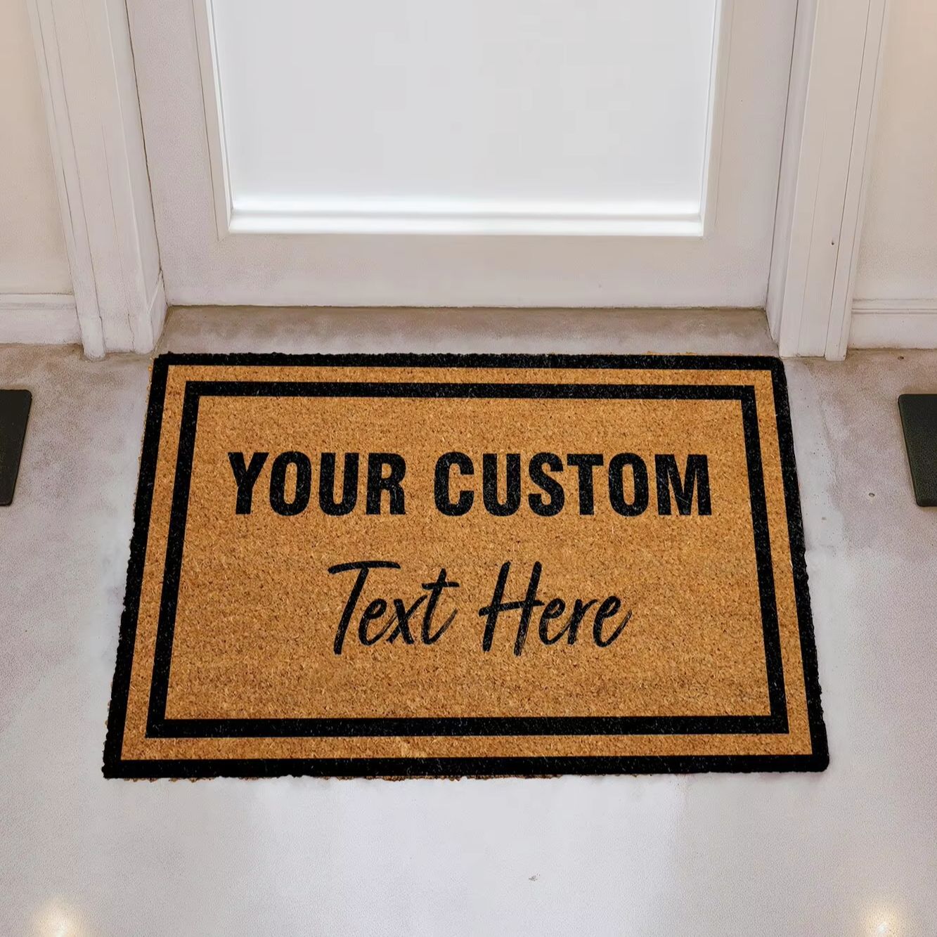 Home Textiles Company - Paillasson personnalisé avec logo texte, tapis