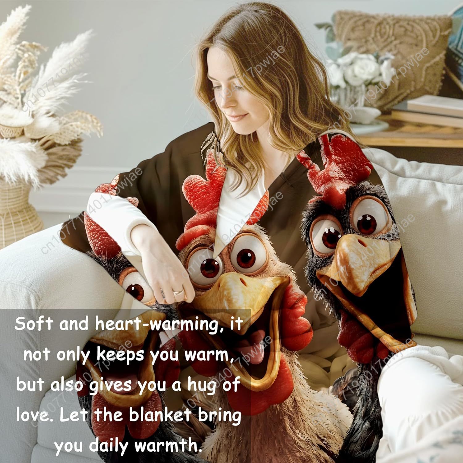 Couverture de poulets cadeaux  - Quality Home Textiles avis et prix