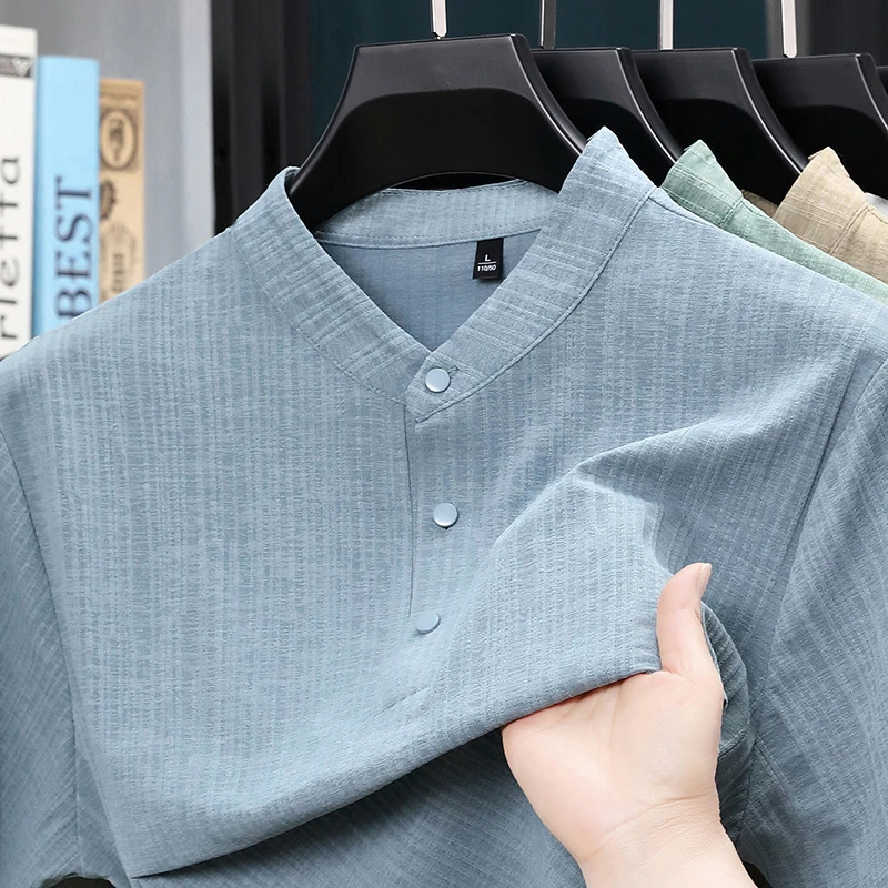 Chemise Homme Légère à Col Mon - Home And Textiles avis et prix