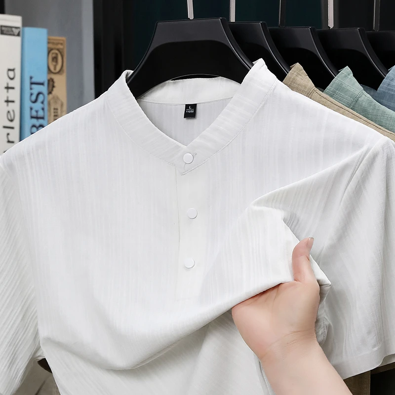 Chemise Homme Légère à Col Mon - Home And Textiles avis et prix