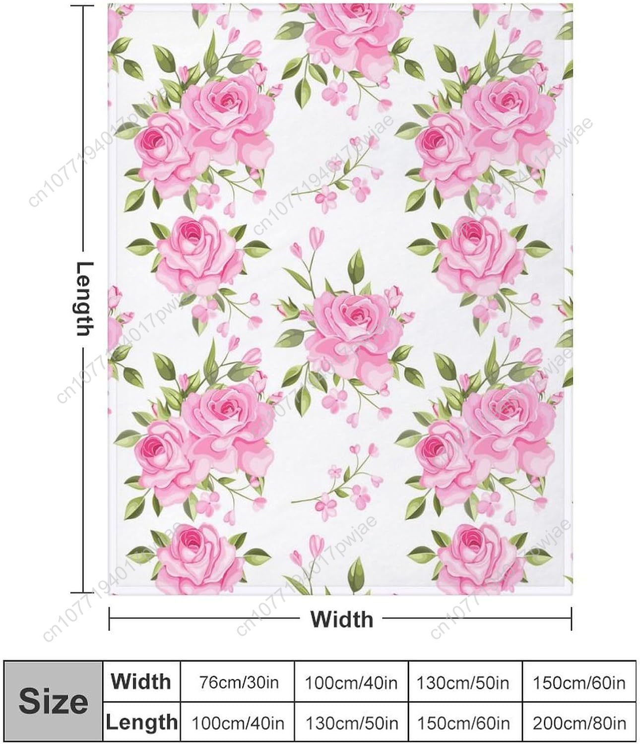 Couverture à fleurs roses, déc - Quality Home Textiles avis et prix
