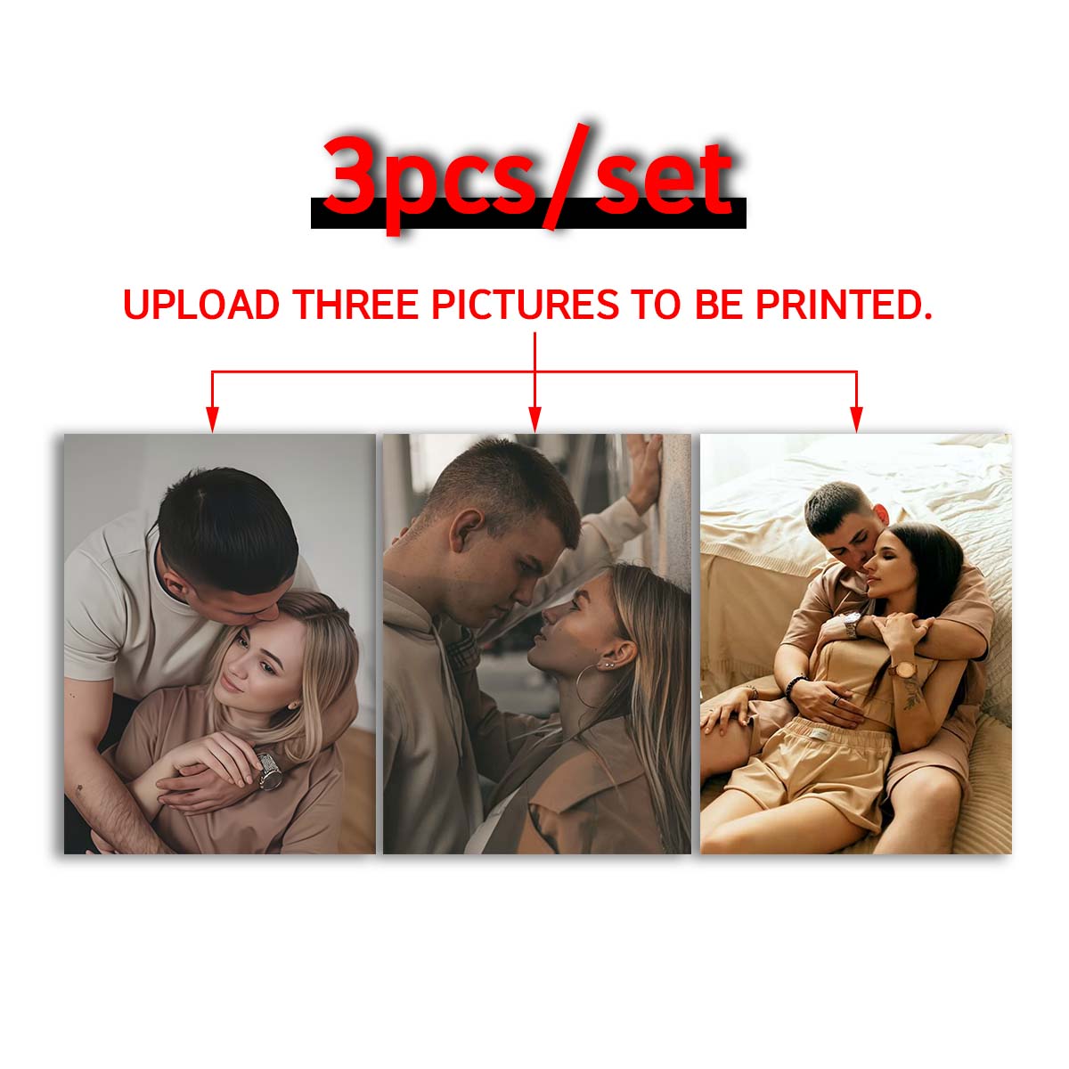 Triptyque - Cadre photo en boi - Home And Textiles avis et prix