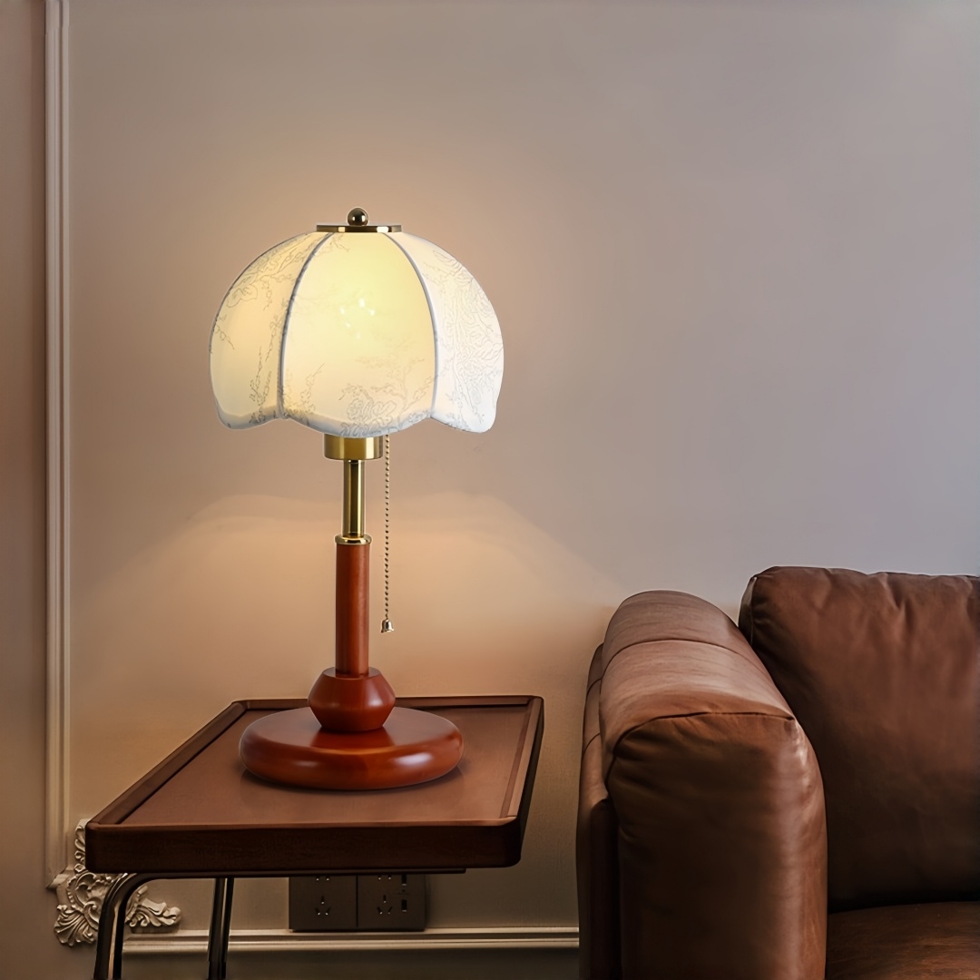 Lampe de table vintage à abat- - Home And Textiles avis et prix