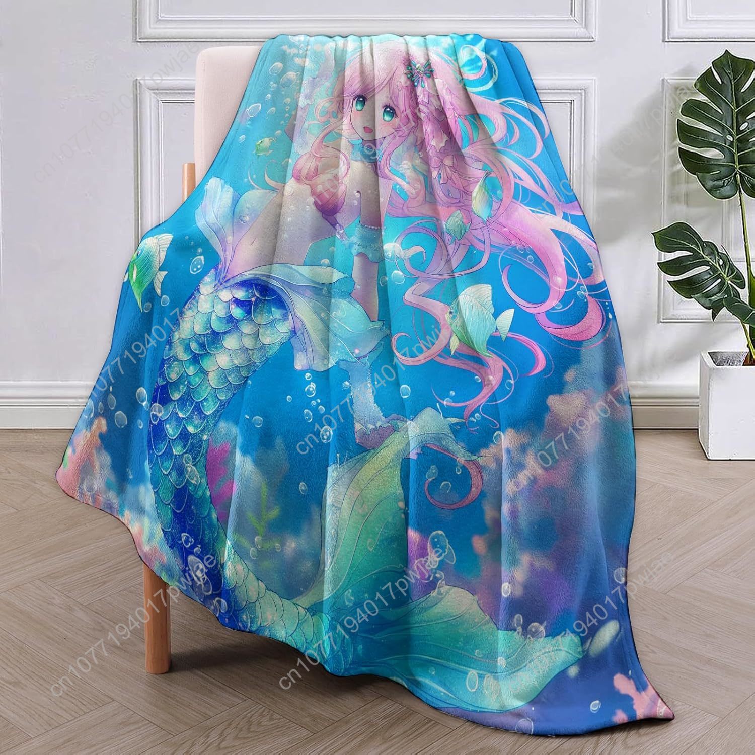 Couverture sirène mignonne en  - Quality Home Textiles avis et prix