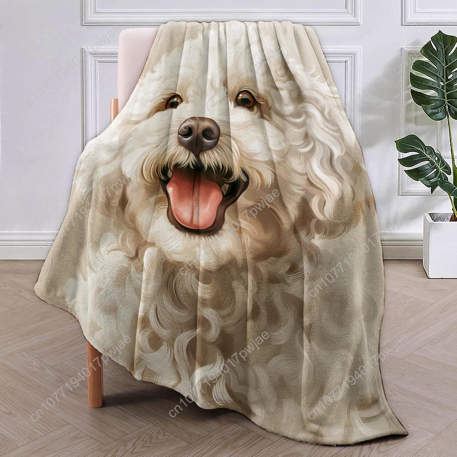 Couverture avec Portrait de ca - Quality Home Textiles avis et prix